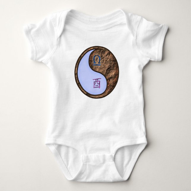 Body Para Bebê Libra & Galo da Terra (Frente)