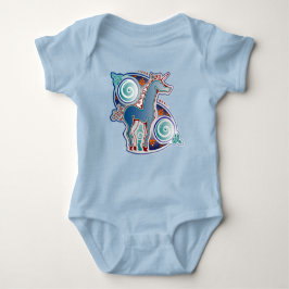 Body Para Bebê Licorne celtique