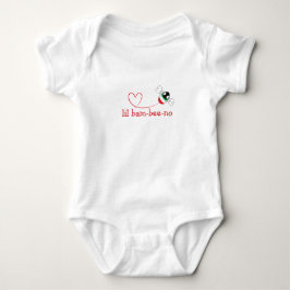 Body Para Bebê Lil Bam-bee-no Baby Bodysuit