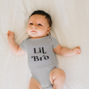 Body Para Bebê Lil Bro Announce