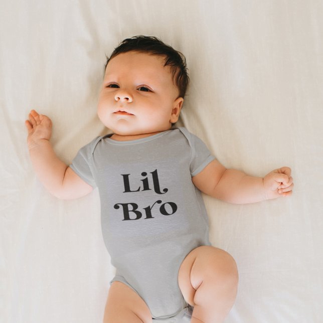 Body Para Bebê Lil Bro Announce (Criador carregado)