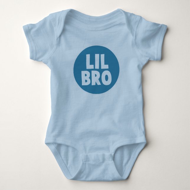 Body Para Bebê Lil Bro Circle (Frente)