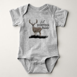 Body Para Bebê Lil Hunting Buddy Buck