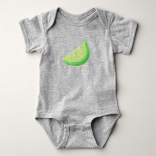 Body Para Bebê Limão da aguarela