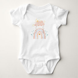 Body Para Bebê Lindo Arco-Íris Aquarela