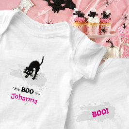 Body Para Bebê Lindo Bebê Fantasma de Gatinho Boo Tiful de Hallow