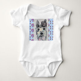Body Para Bebê Lindo Conjunto de Bebê de Alpacca Llama Animal Aqu