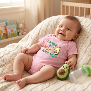 Body Para Bebê Lindo Energizado pelo Leite Alimentado pelo Amor A