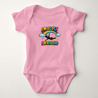 Body Para Bebê Lindo Menino Colorido Voador Estrelas Arco-Íris Fa