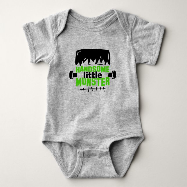 Body Para Bebê Lindo Pequeno Munster (Frente)