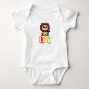 Body Para Bebê Lion Baby Jersey Bodydress