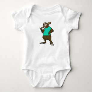 Body Para Bebê Lira no Baseball com Baco de Baseball