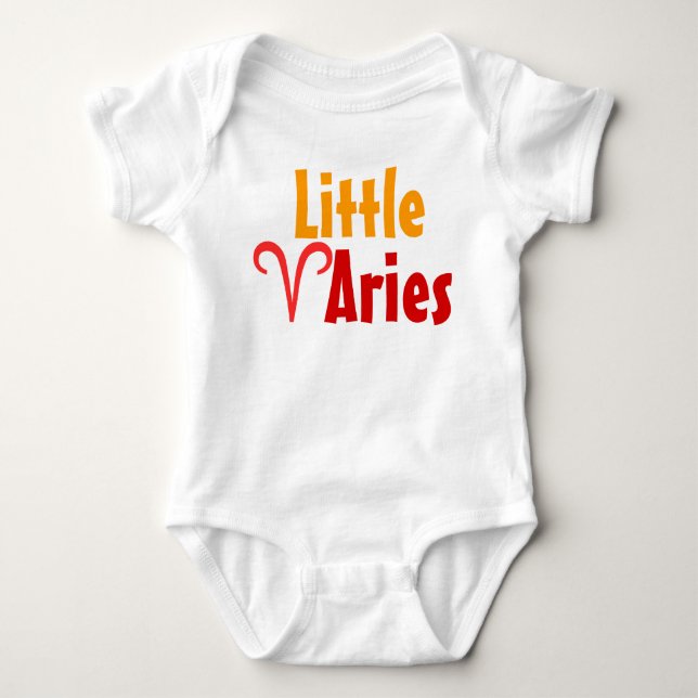 Body Para Bebê Little Aries (Frente)