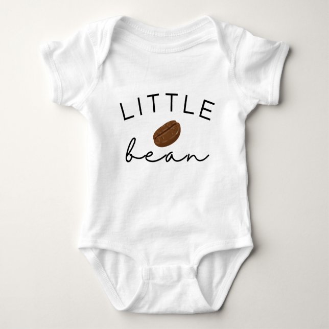 Body Para Bebê Little Bean Cute Coffee (Frente)