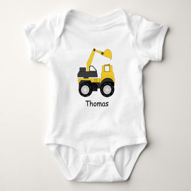 Body Para Bebê Little Digger Personalised (Frente)