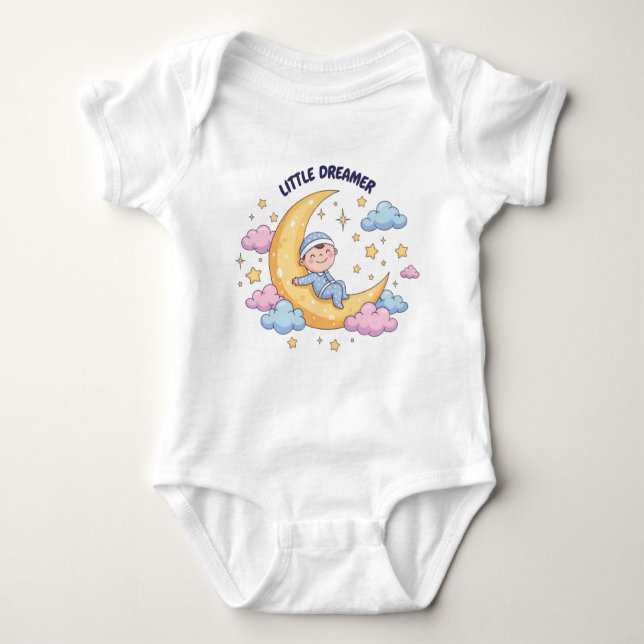 Body Para Bebê Little Dreamer Baby Bodysuit (Frente)
