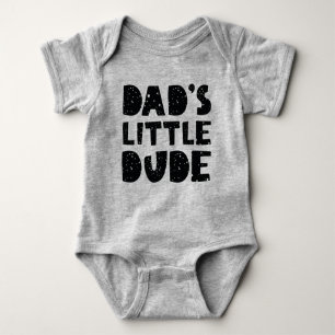 Body Para Bebê Little Dude do pai