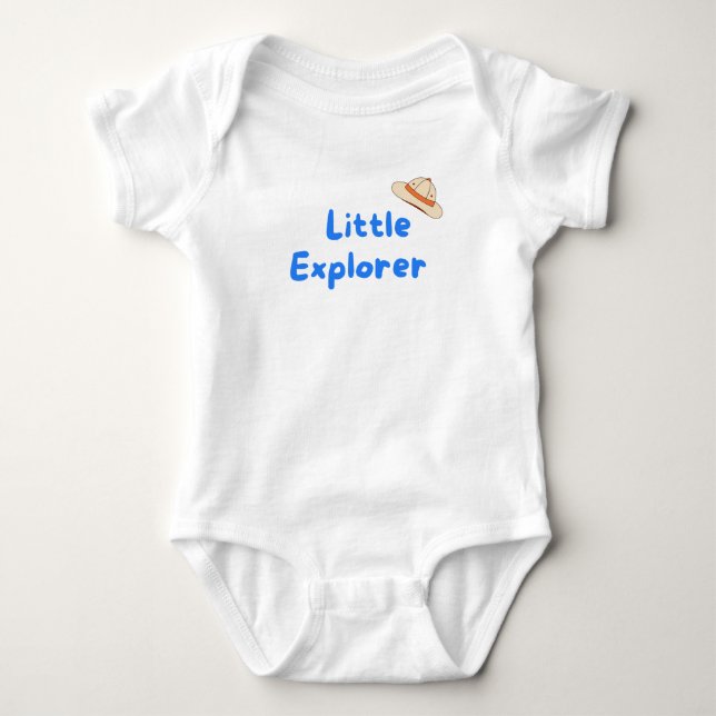 Body para bebê Little Explorer (Frente)