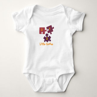 Body Para Bebê Little Genius Puzzle Baby Bodysuit .