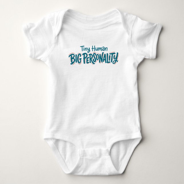 Body Para Bebê Little Kid Big Personality (Frente)