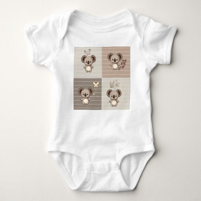 Body Para Bebê Little Koala Bliss (Frente)