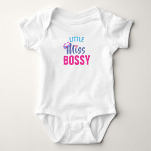 Body Para Bebê Little Miss: Bodysuit de Jersey para Bebê