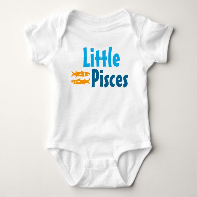 Body Para Bebê Little Pisces (Frente)