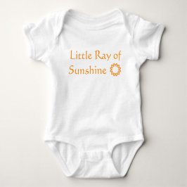 Body Para Bebê "Little Ray of Sunshine" Bebê de roupa de bebê