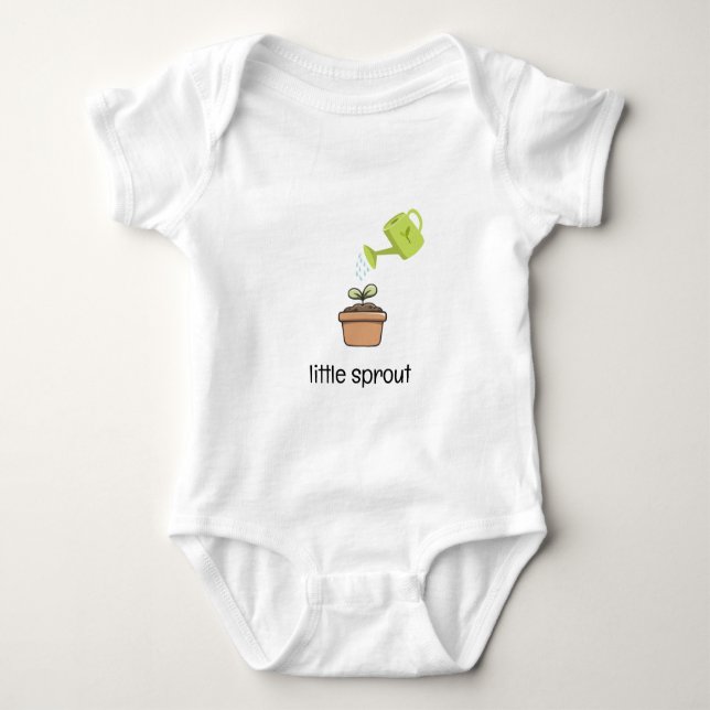 Body Para Bebê Little Sprout (Frente)