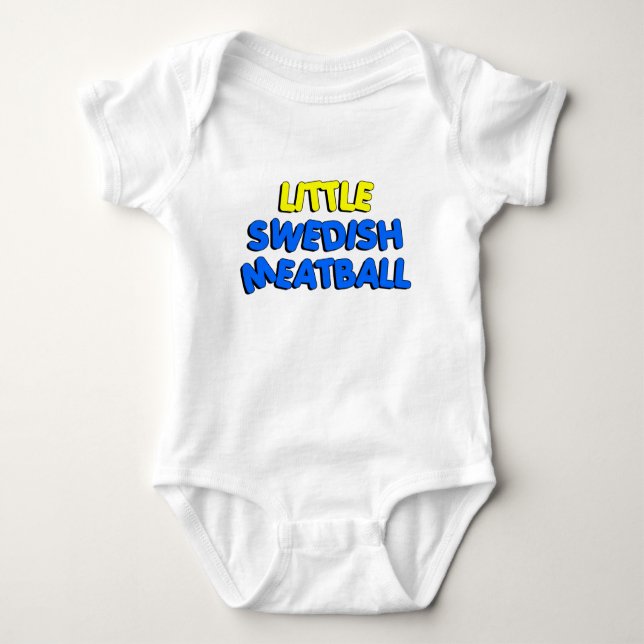 Body Para Bebê Little Swedish Meatball (Frente)