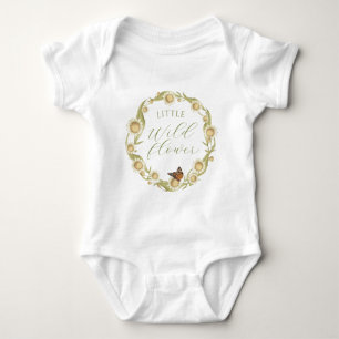Body Para Bebê Little Wildflower Daisy Floral
