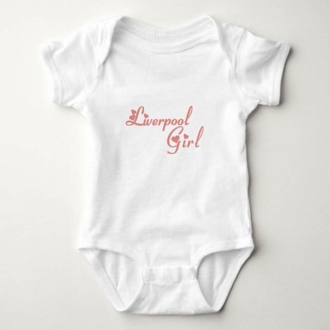 Body Para Bebê Liverpool Girl (Frente)
