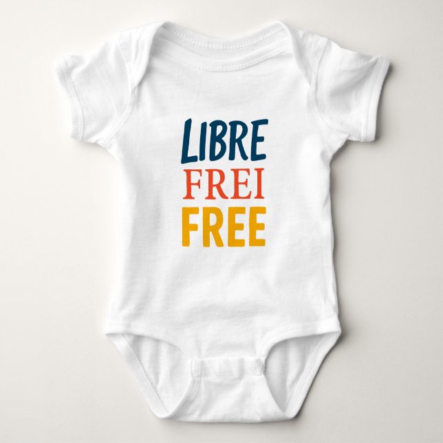 Body Para Bebê Livre (Frente)