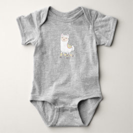 Body Para Bebê Llama em Legwarmers Baby Bodysuit