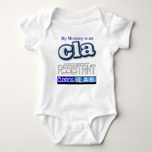 BODY PARA BEBÊ LOGOTIPO CLA - LABORATÓRIO CLÍNICO ASSISTENTE
