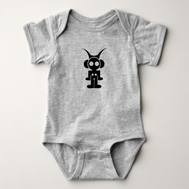 Body Para Bebê Logotipo clássico do ASTRO BABY (Frente)