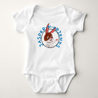 Body Para Bebê logotipo da Jasper-n-Friends body de bebê