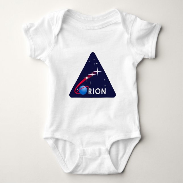 Body Para Bebê Logotipo da NASA Orion (Frente)