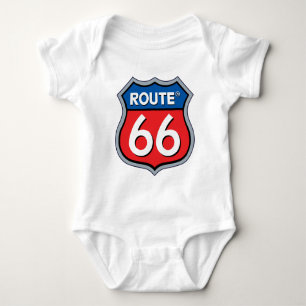 Body Para Bebê Logotipo da rota 66