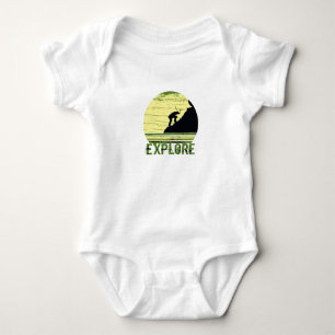 Body Para Bebê Logotipo de exploração de caminhadas ao ar livre p