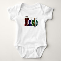 Logotipo De Imagem Musical Com Instrumentos,