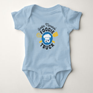 Body Para Bebê Logotipo Foodie Truck do Monstro do Cookie