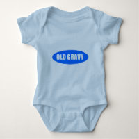 Logotipo Gravado Antigo Bebê-Roupa