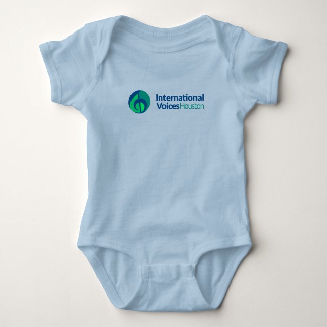 Body Para Bebê Logotipo IVH Bebê roupa de cama (Frente)