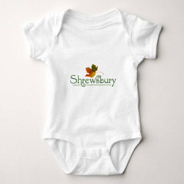 Body Para Bebê Logotipos de Shrewsbury (Frente)