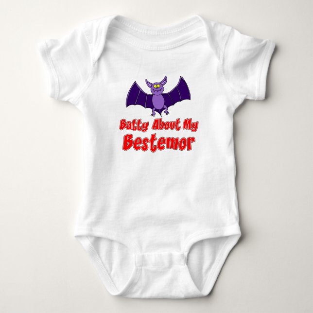 Body Para Bebê Louco Por Minha Melhor Avó (Frente)
