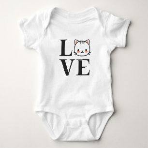 Body Para Bebê Love Cats