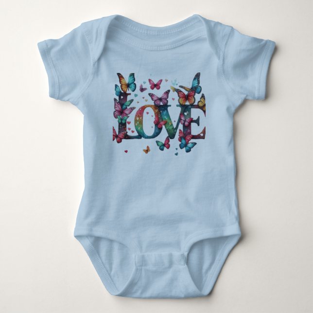 Body Para Bebê Love Flutters By (Frente)