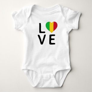 Body Para Bebê Love - Mali Flag