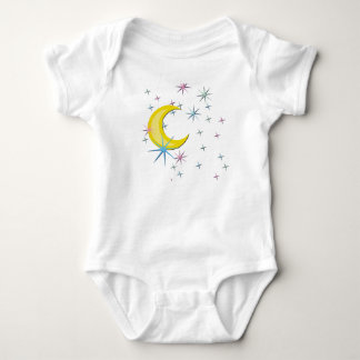 Body Para Bebê Lua e Estrelas